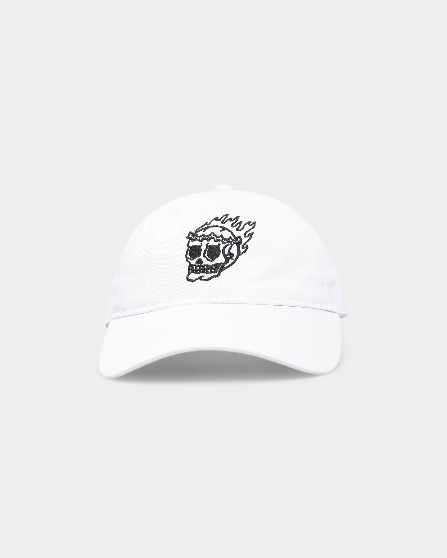 Rats Get Fat Rats Flame Skull Strapback White