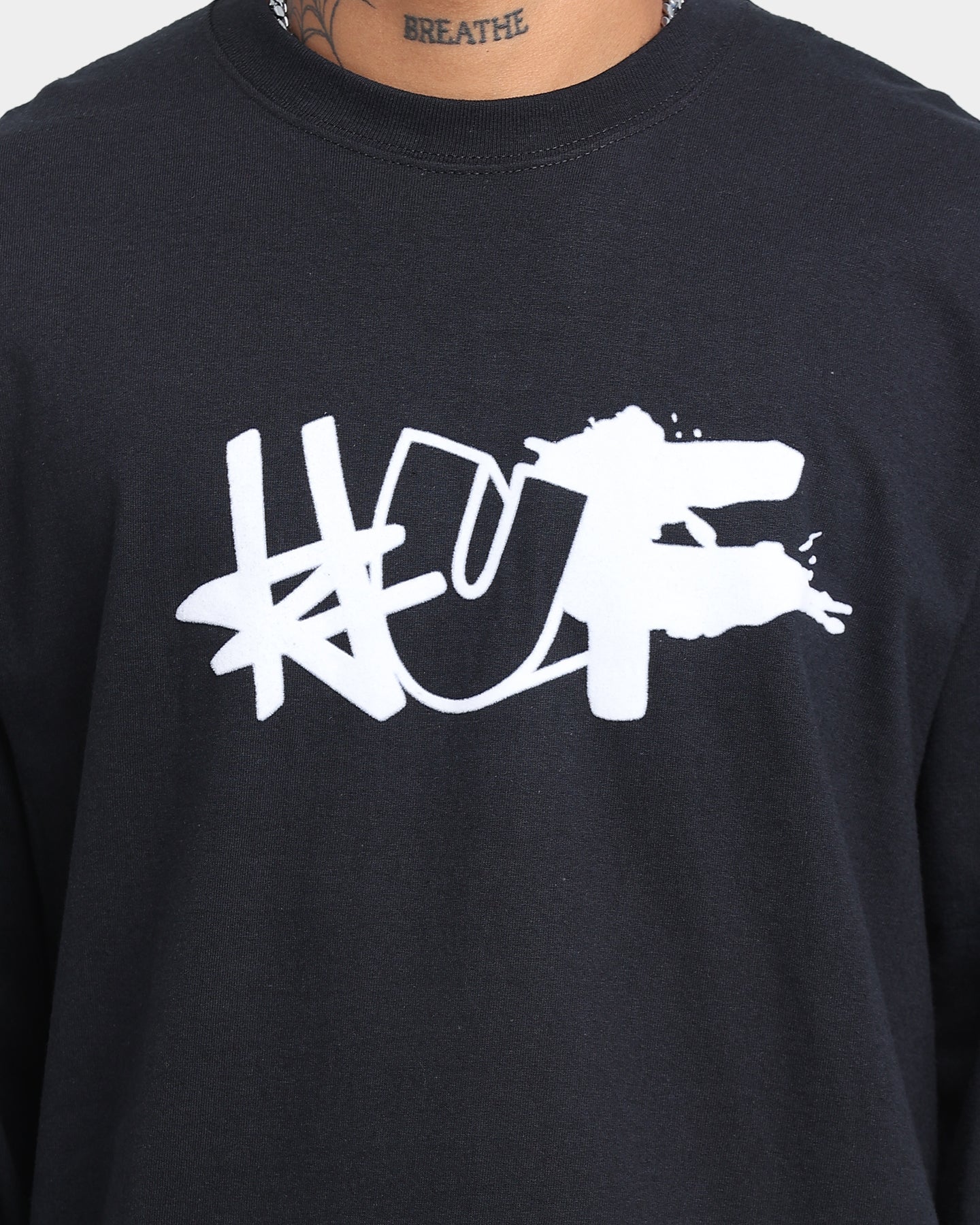 HUF Haze Remix Long Sleeve T-Shirt Black