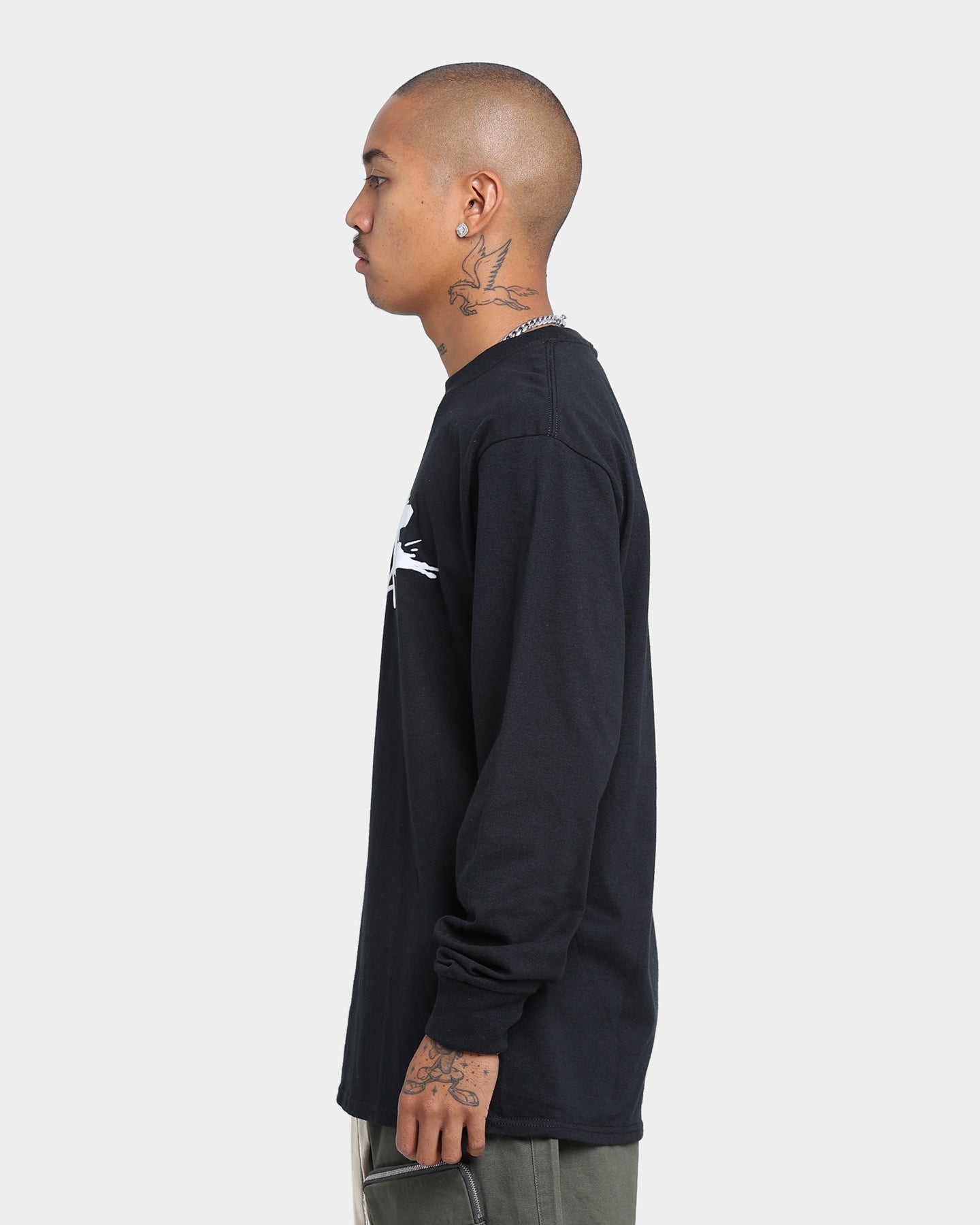 HUF Haze Remix Long Sleeve T-Shirt Black