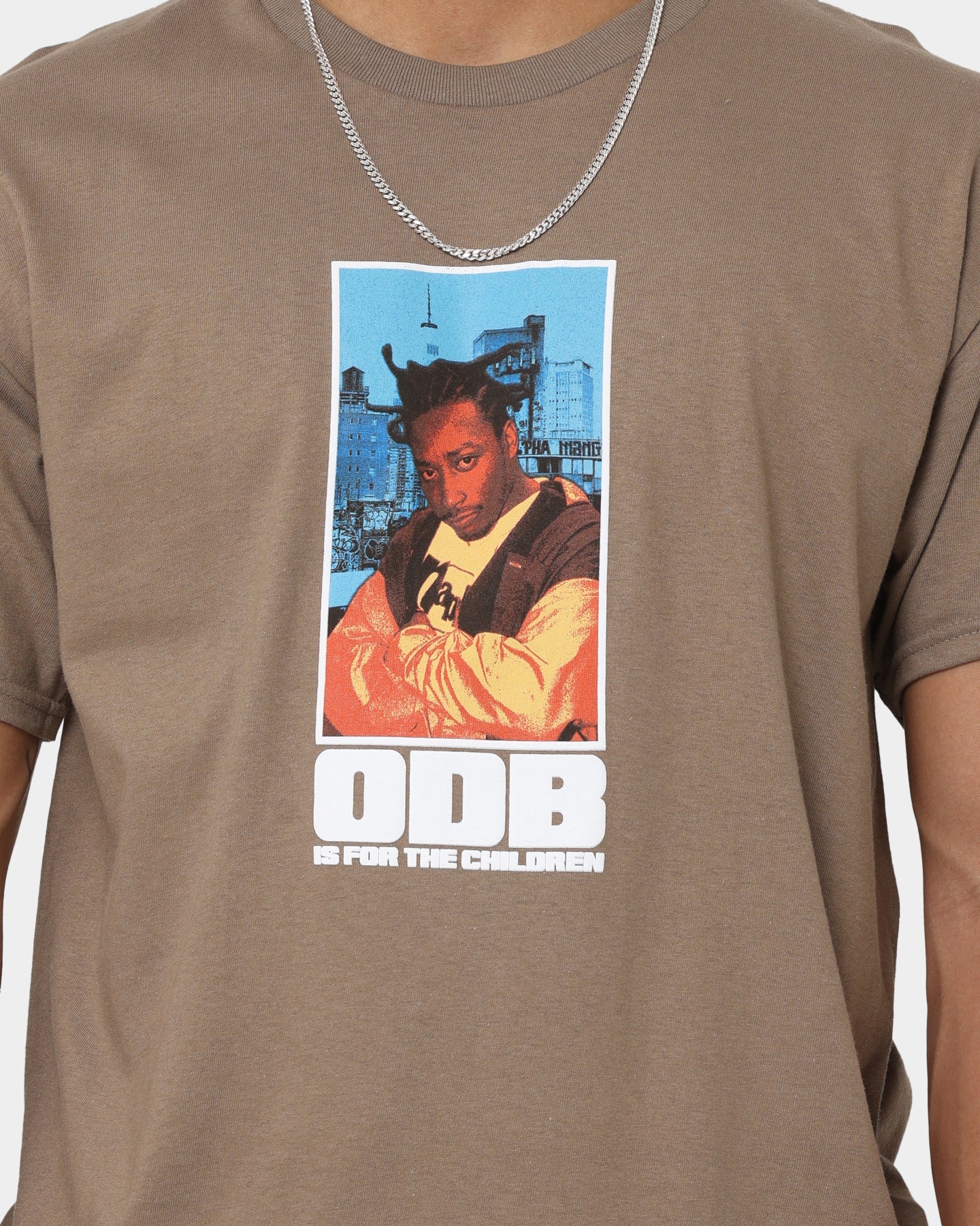 Goat Crew X Ol' Dirty Bastard Children T-Shirt Brown