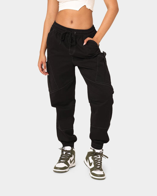 Carré Solution Cargo Joggers Black