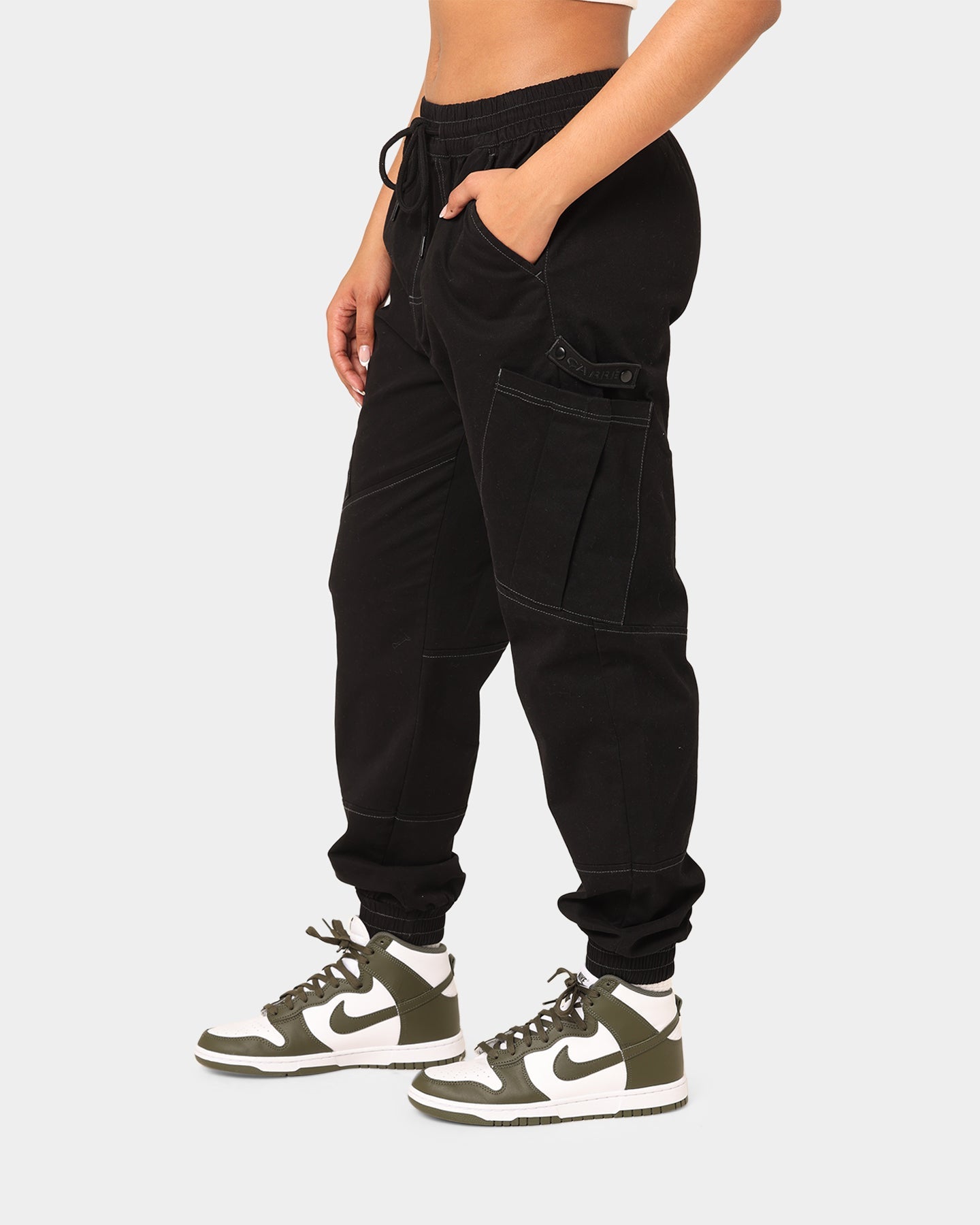 Carré Solution Cargo Joggers Black