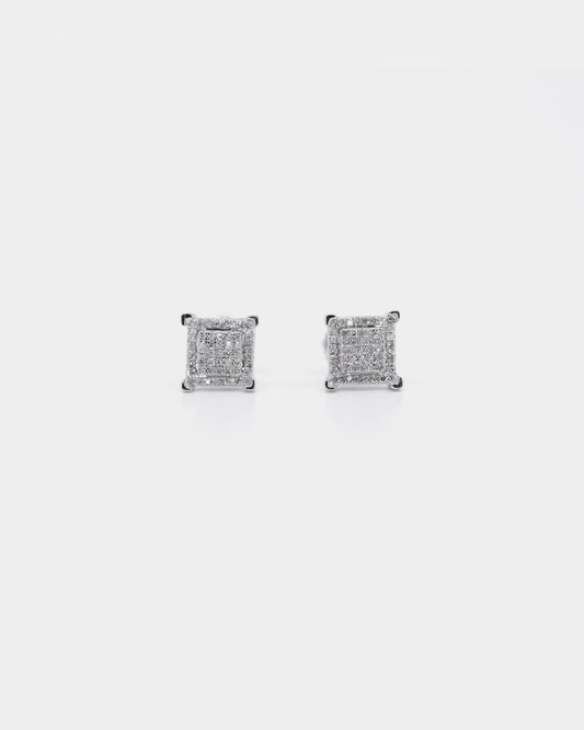 House Of Auric Diamond Fancy Earrings 10K White Gold