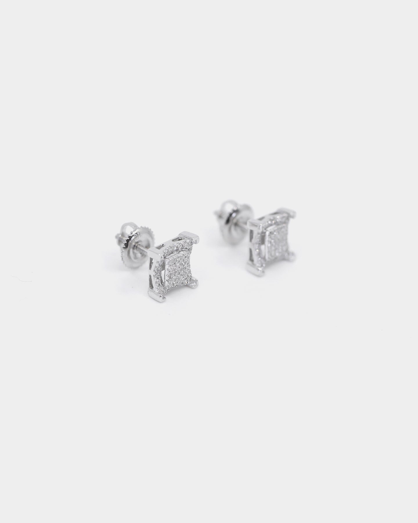 House Of Auric Diamond Fancy Earrings 10K White Gold