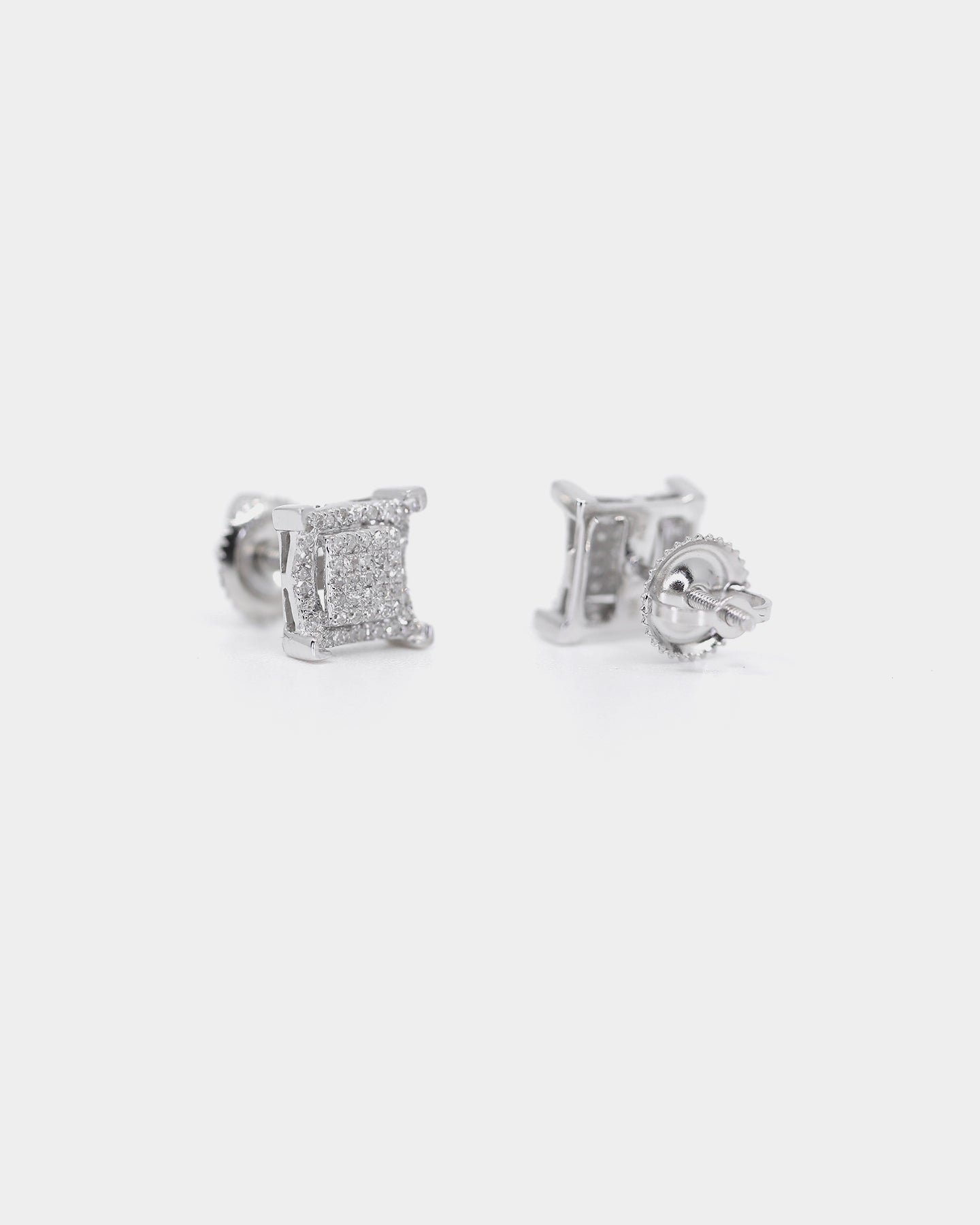 House Of Auric Diamond Fancy Earrings 10K White Gold