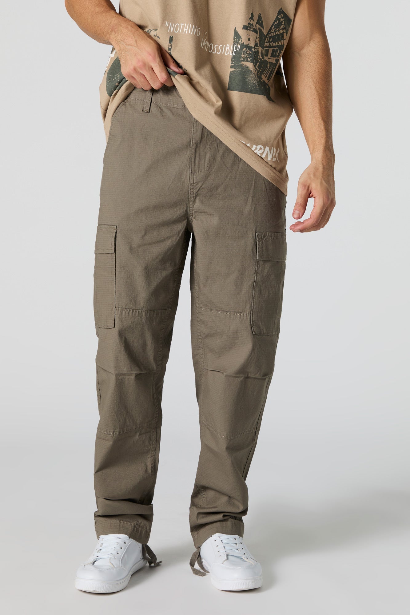 Self Tie Hem Cargo Pant