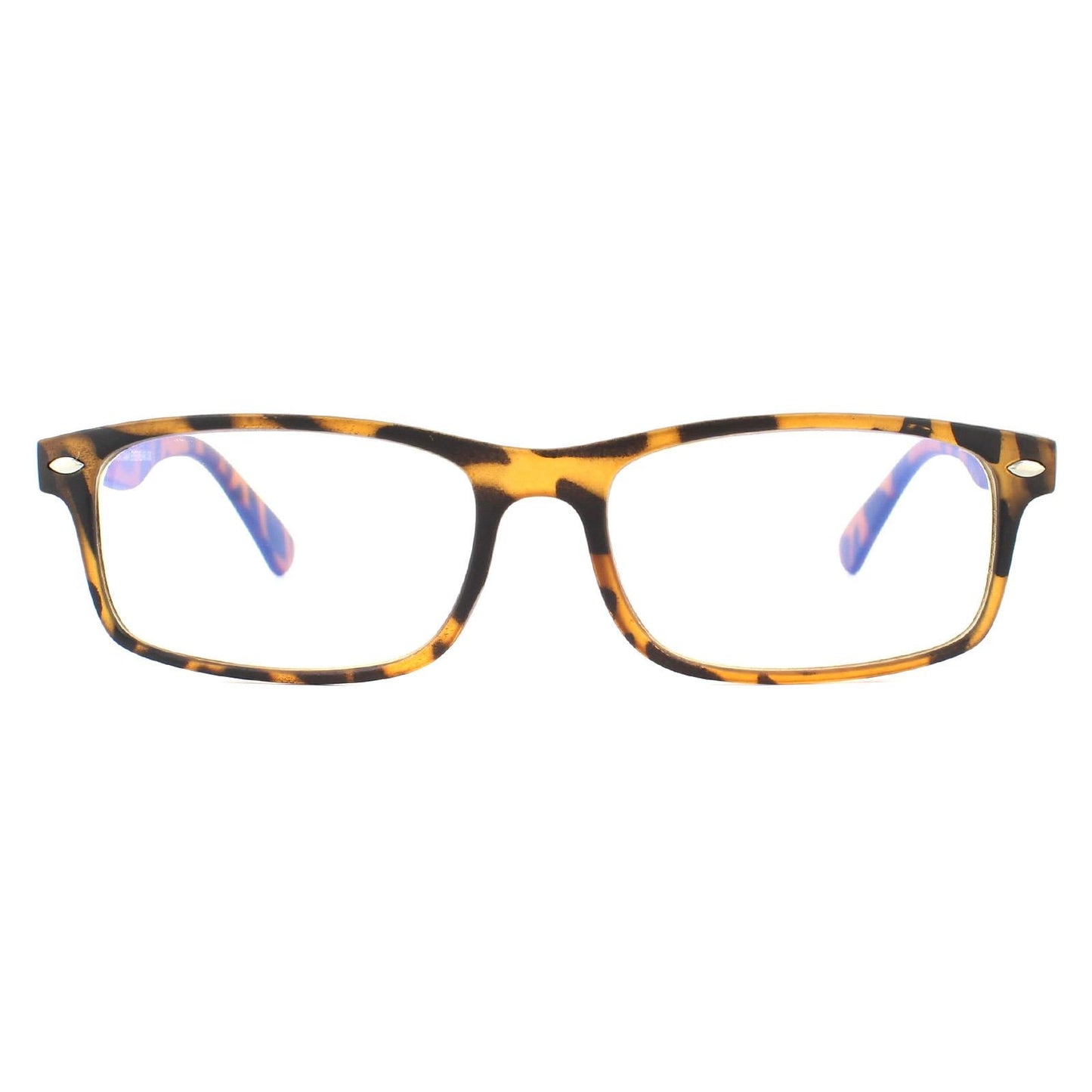 Montana Reading Glasses BLF83-A Matte Turtle Brown Blue Light Block +2.50