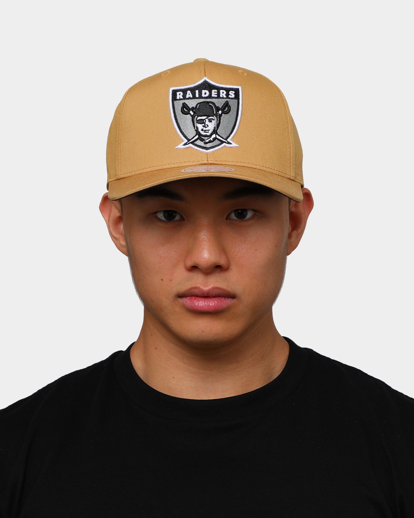 Mitchell & Ness Raiders Cotton Pro Crown Snapback Curry