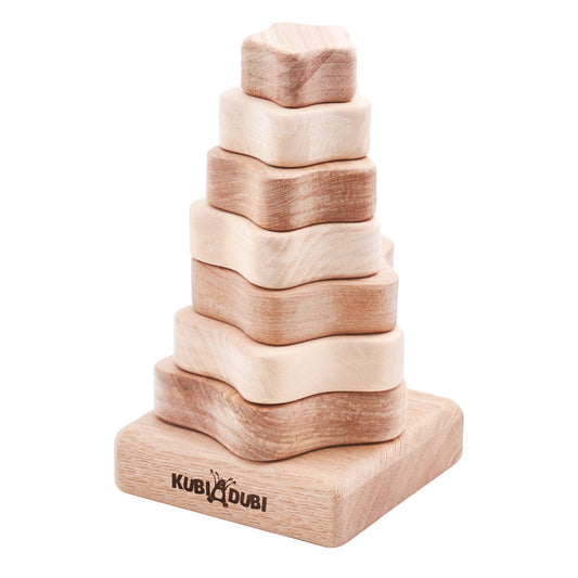 Wooden Stacking Pyramid - Modern