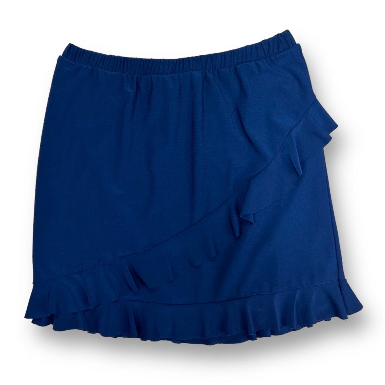 Girls Un Deux Trois Size 12 Navy Ruffled Boutique Skirt