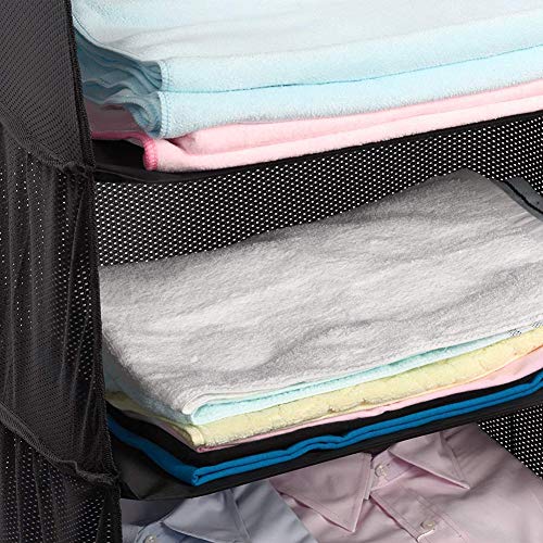 Portable Stow-N-Go Portable Suitcase Shelves Hanging Luggage Packing Organizer