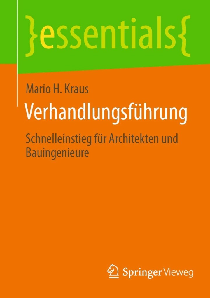 Electronic book PDF   Verhandlungsführung Schnelleinstieg für Architekten und Bauingenieure