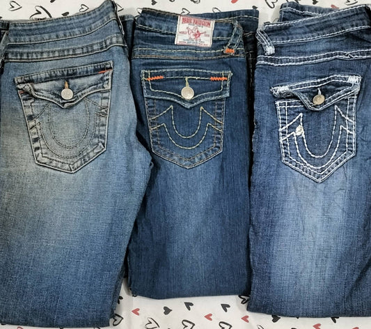 HD Premium Y2K True Religion Flared Jeans - 14 pcs