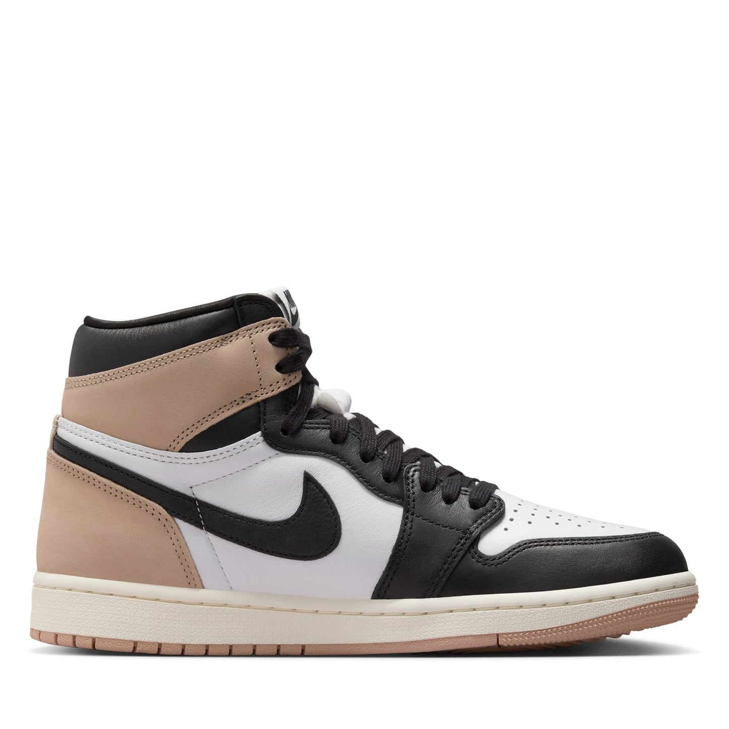 Women's Air Jordan 1 Retro High OG 'Latte' - Black/Legend Medium Brown