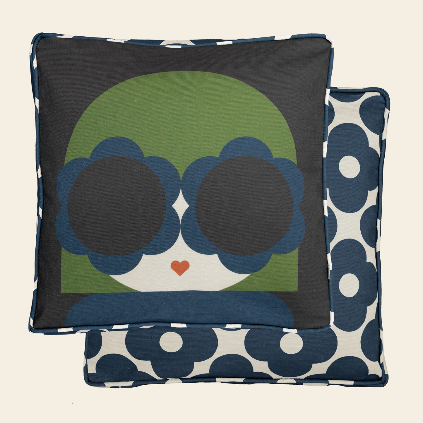 Lola Navy Cushion