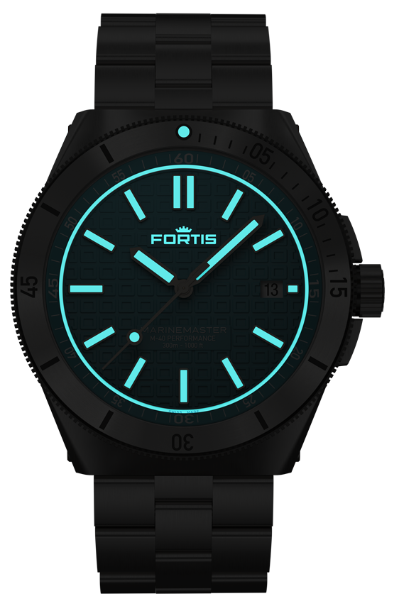 Fortis Marinemaster M-40 Serenity Blue Bracelet