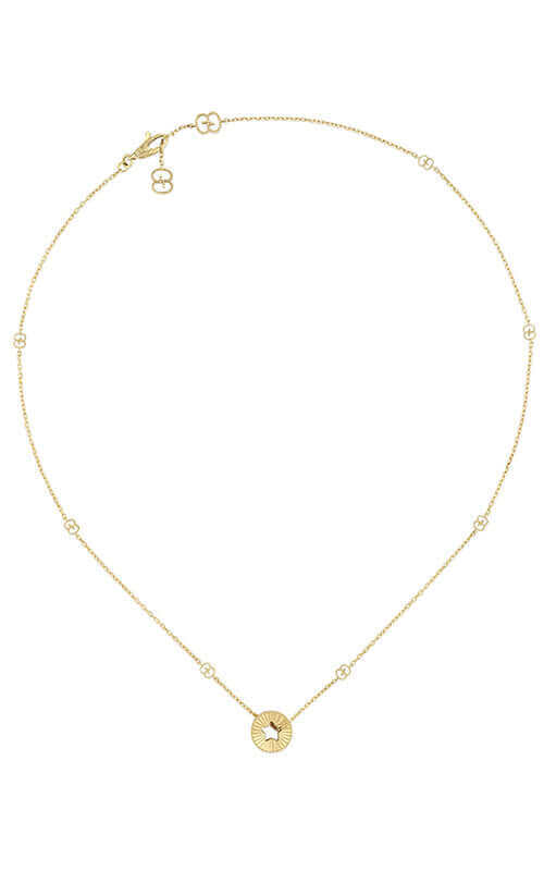 Gucci Icon 18kt Star Necklace Yellow Gold YBB72936300100U