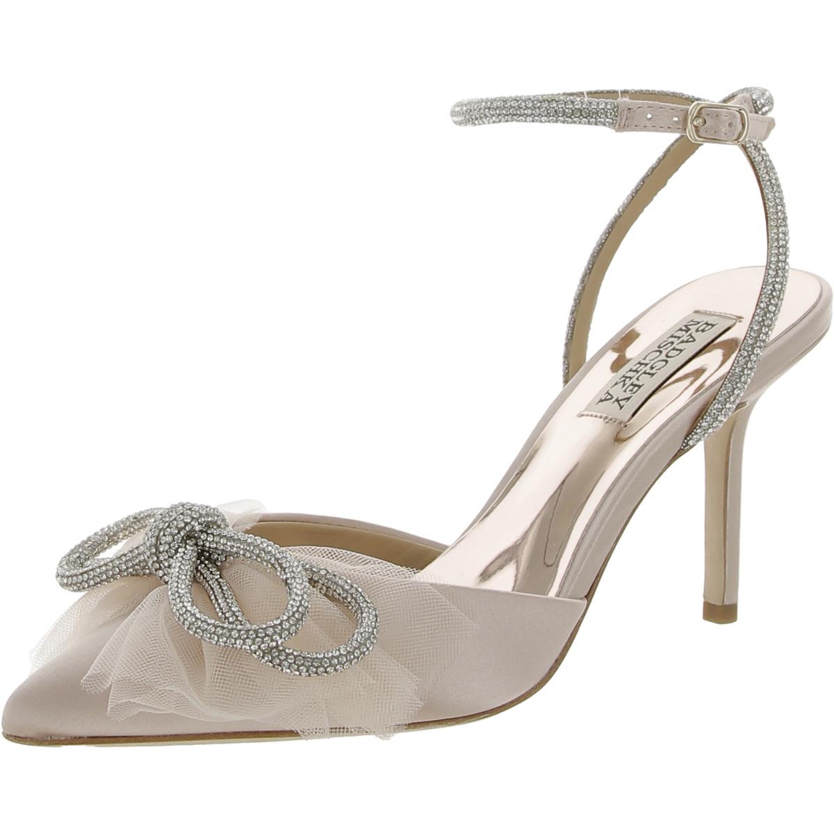 Badgley Mischka Womens Sacred Embellished Dressy Heels