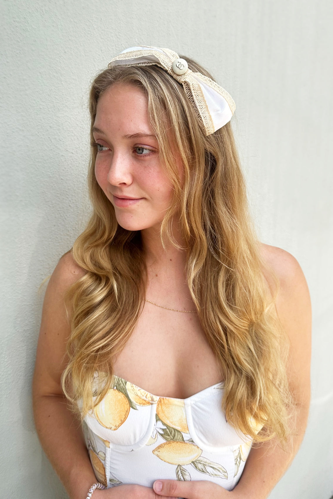 Raffia Bow Headband