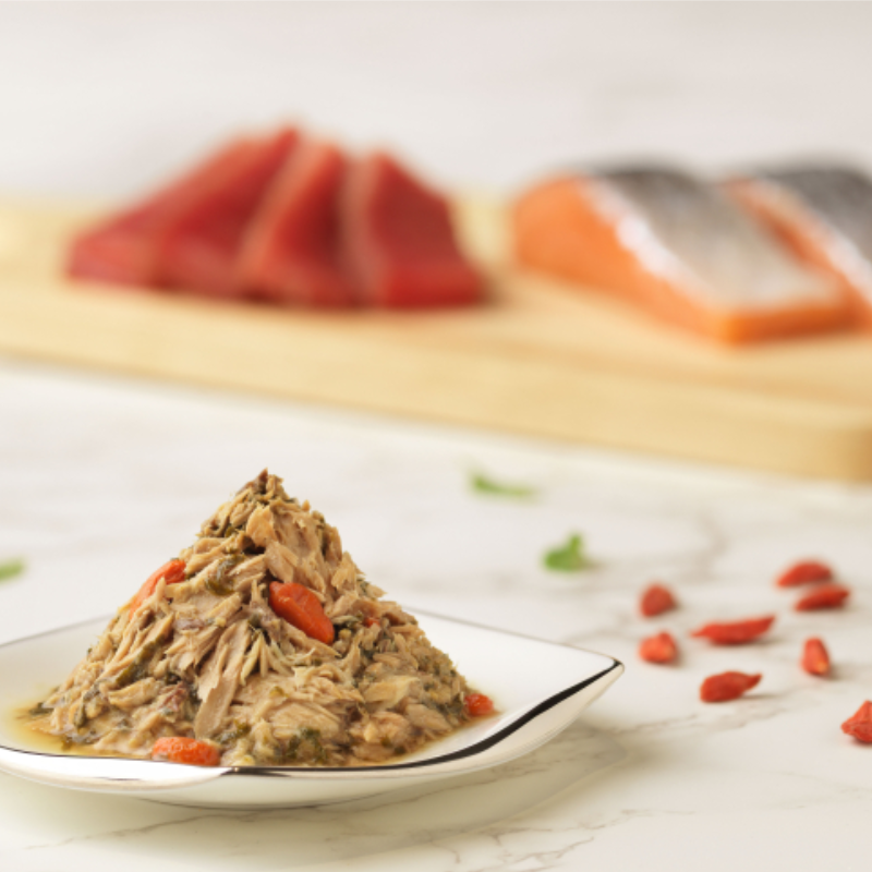 Kakato Complete Diet Tinned Food - Tuna, Salmon & Goji Berries 70g