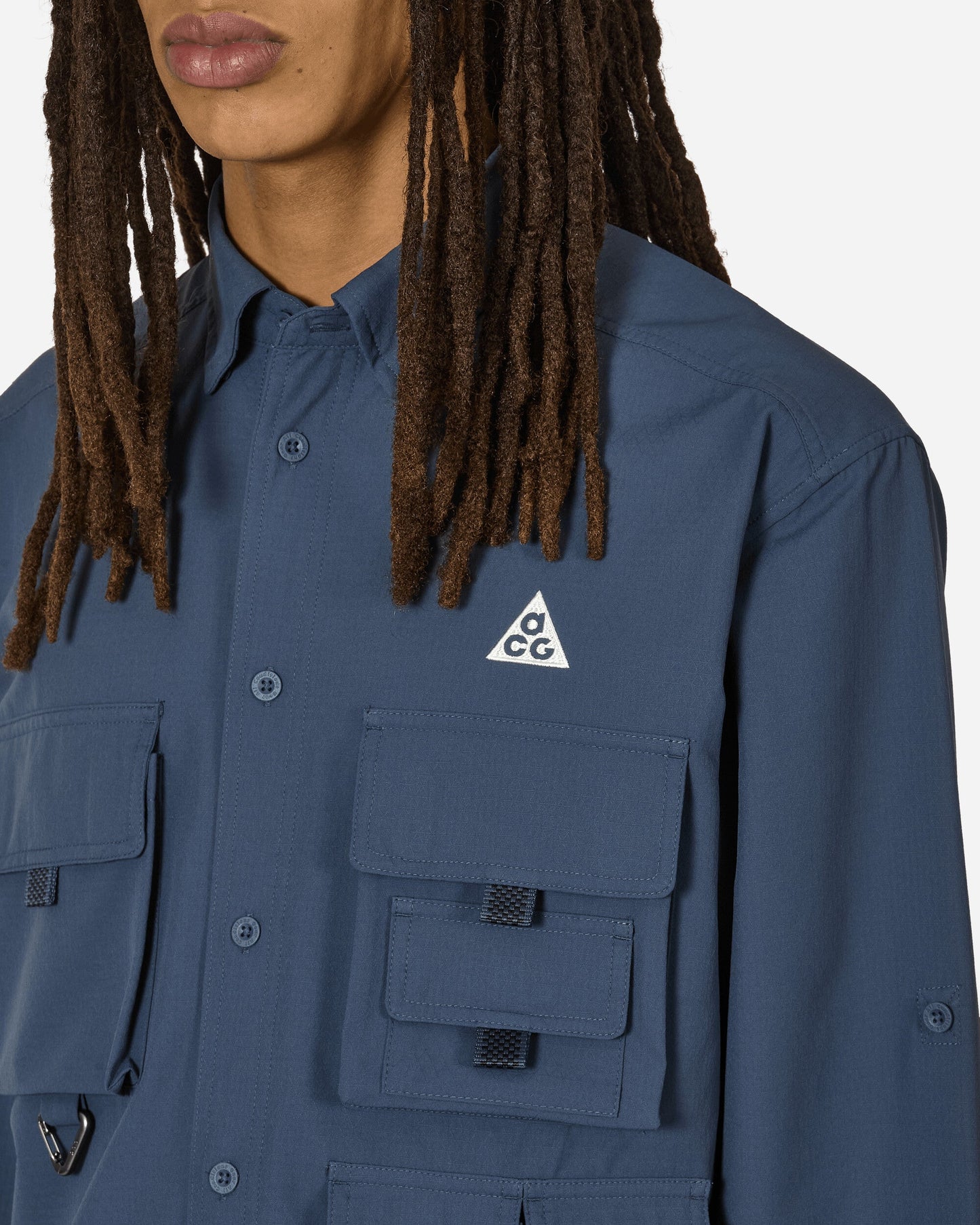 ACG Dri-FIT UV 'Devastation Trail' Longsleeve Shirt Thunder Blue