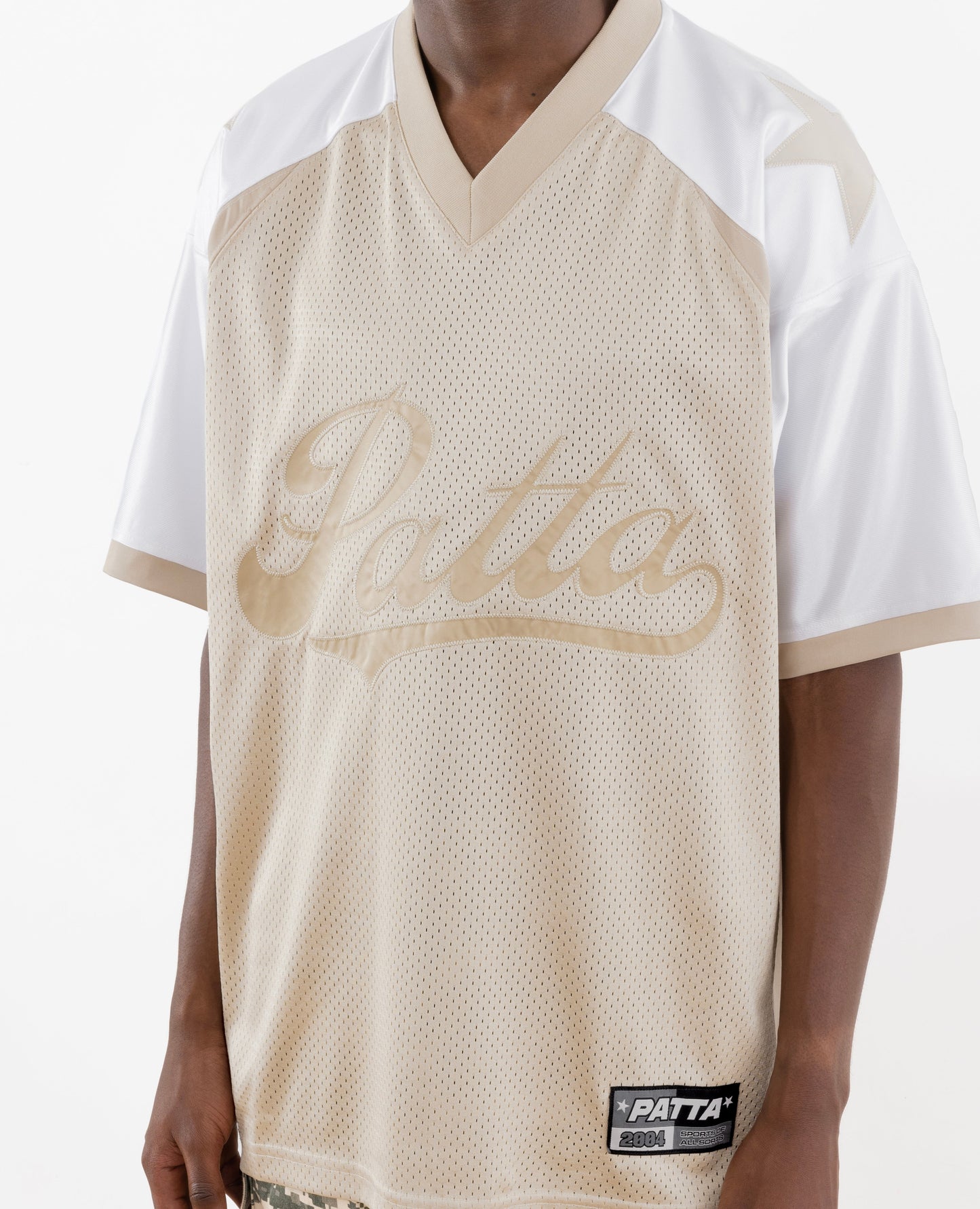 Patta Respect Football Jersey (Cement/White)