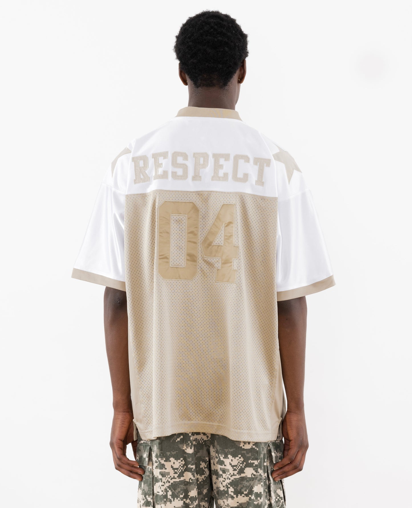 Patta Respect Football Jersey (Cement/White)