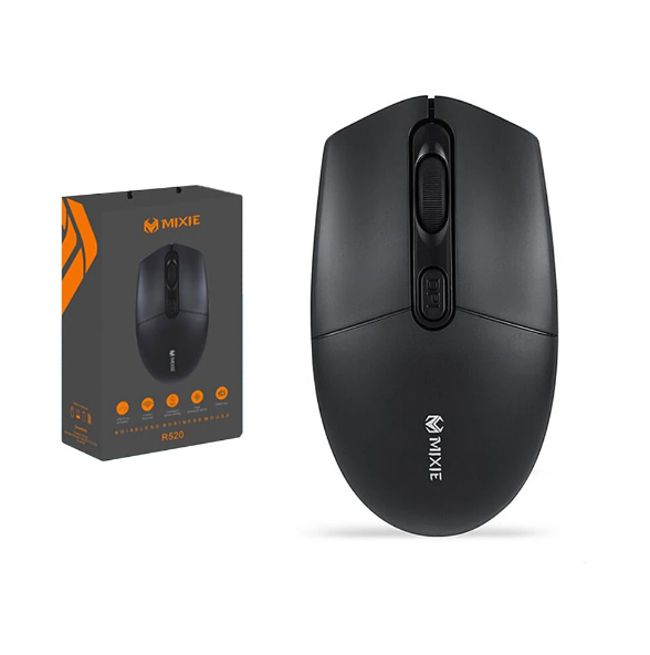 Mixie Wireless Mouse USB Plug & Play R520