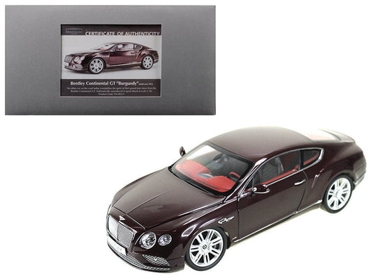 2016 Bentley Continental GT LHD Bur dy 1/18 Diecast Model Car by Paragon