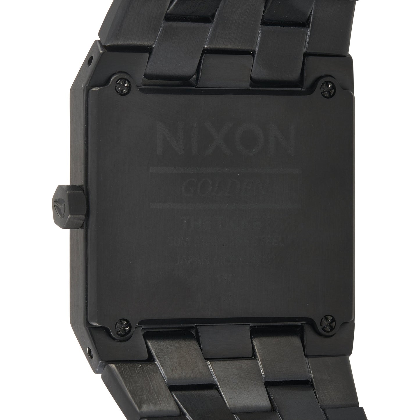 Nixon Ticket II All Black 34mm Stainless Steel Watch A1262-001