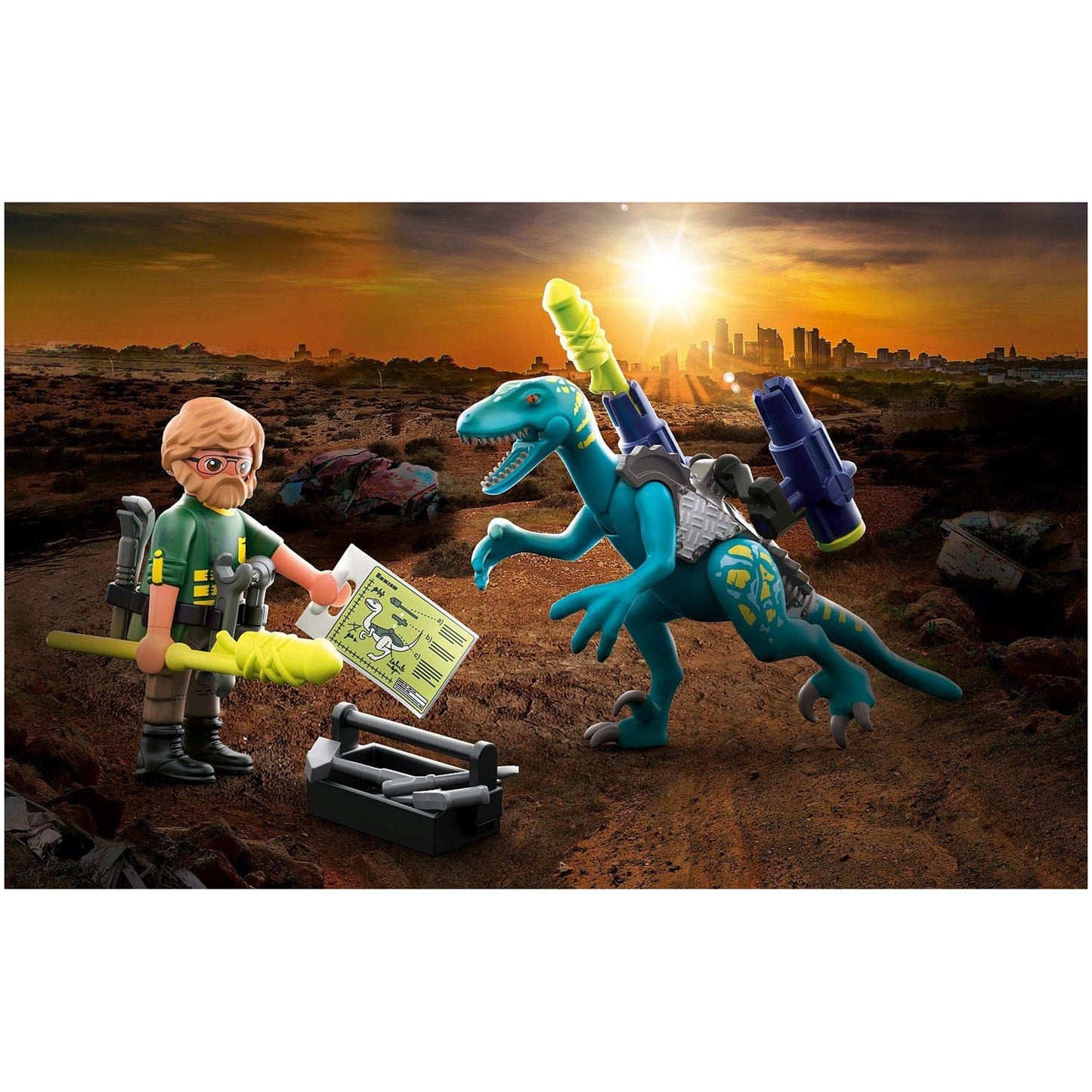 Playmobil Dino Rise Deinonychus Ready For Battle 70629