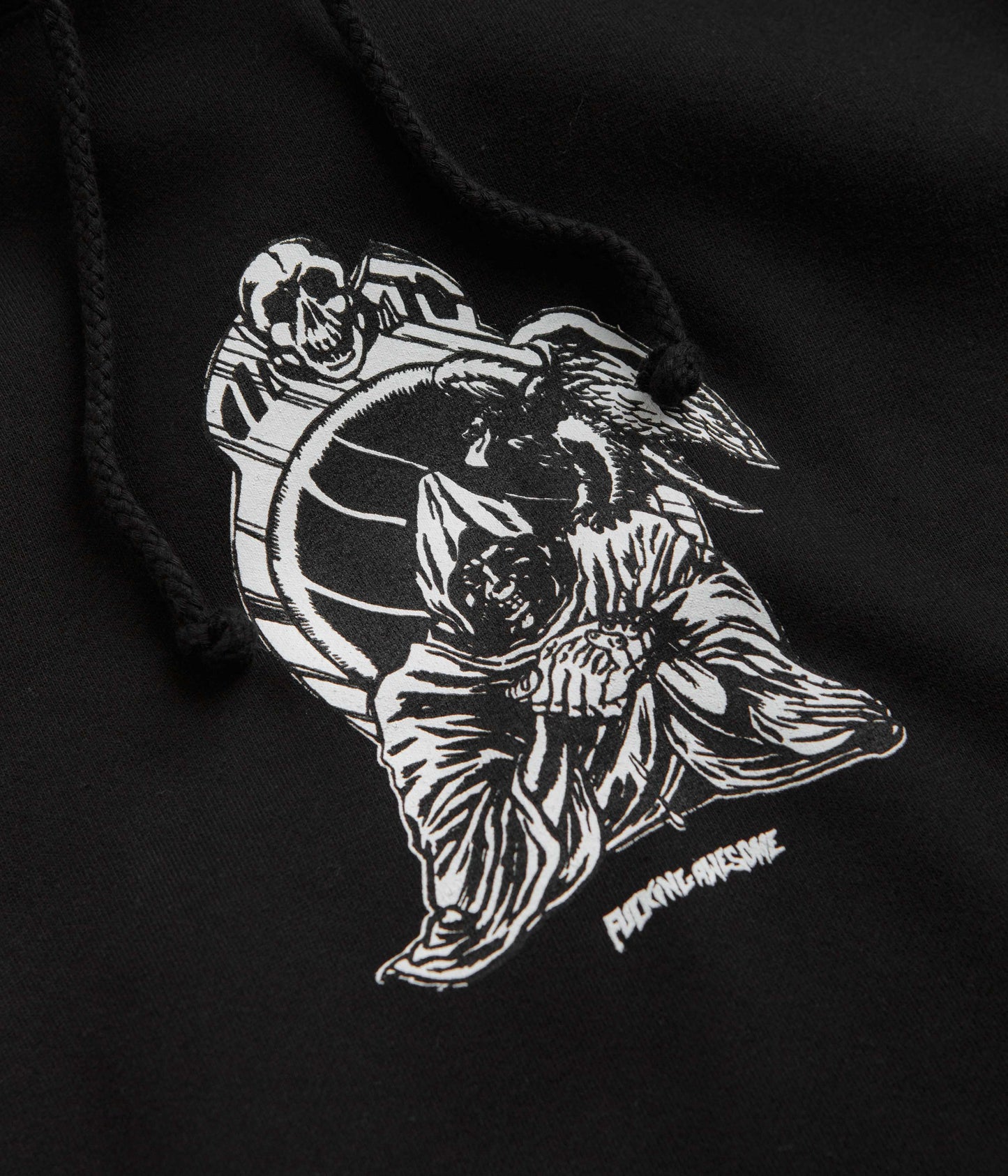 Fucking Awesome Reaper Mirror Hoodie - Black