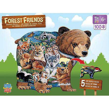 Forest Friends - 100 Piece Shaped Puzzle