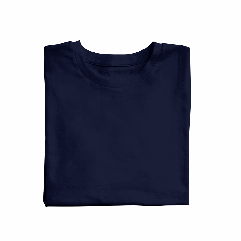 Navy blue solid Unisex T-Shirt