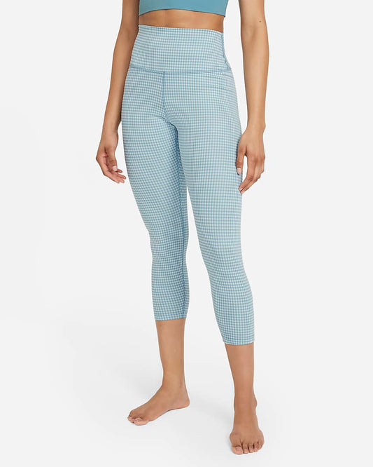 Nike Women's High-Waisted 3/4 Women's Leggings -Light Blue