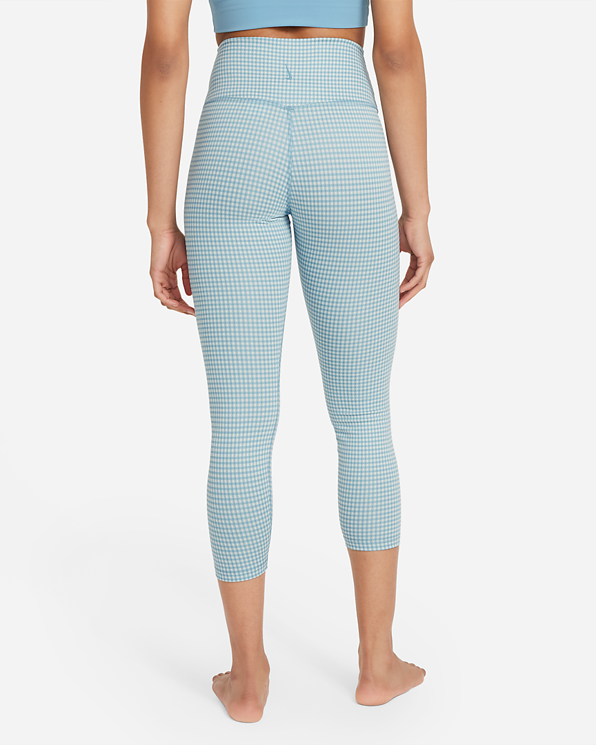 Nike Women's High-Waisted 3/4 Women's Leggings -Light Blue